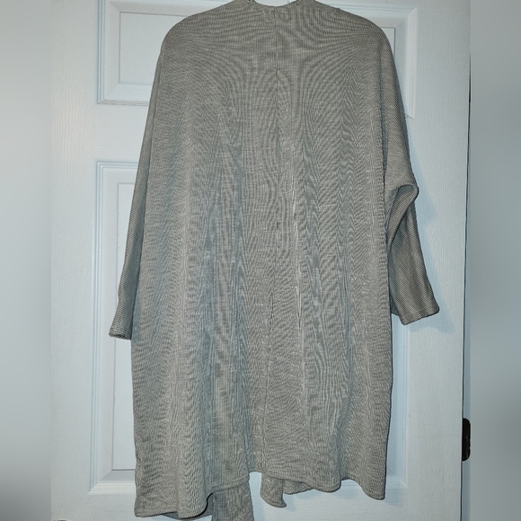 DONNI Gray Cardigan Sweater Lightweight Knit OSFA Lagenlook - Picture 2 of 6
